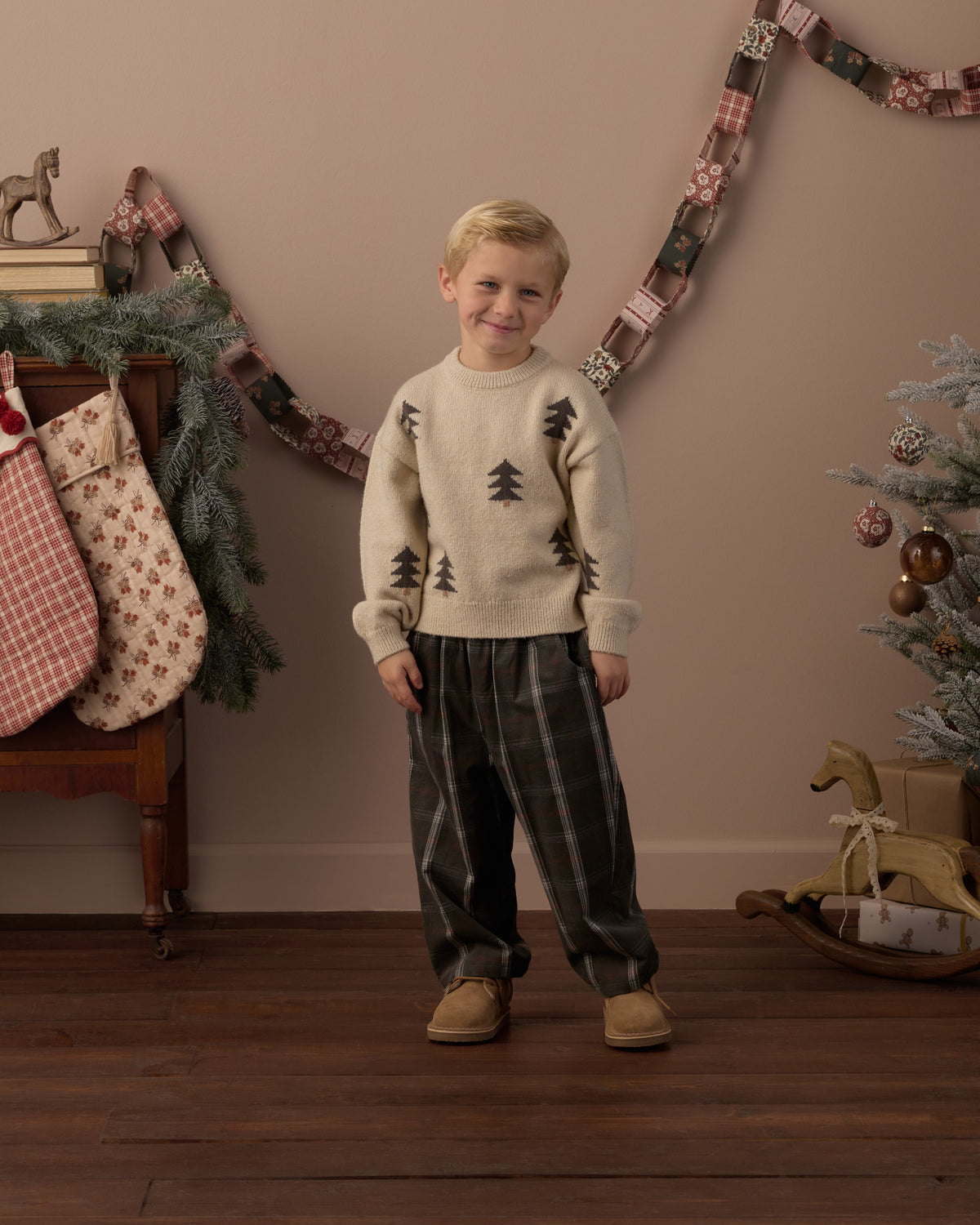 Aspen Sweater | Tree Jacquard