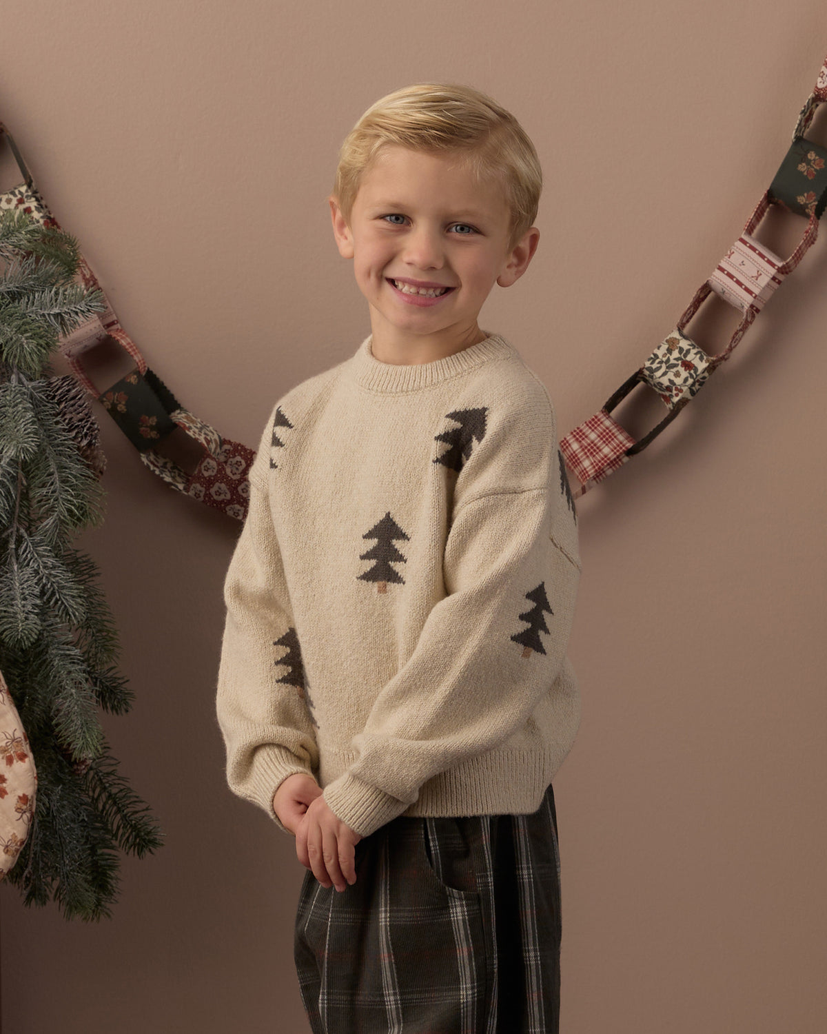 Aspen Sweater | Tree Jacquard