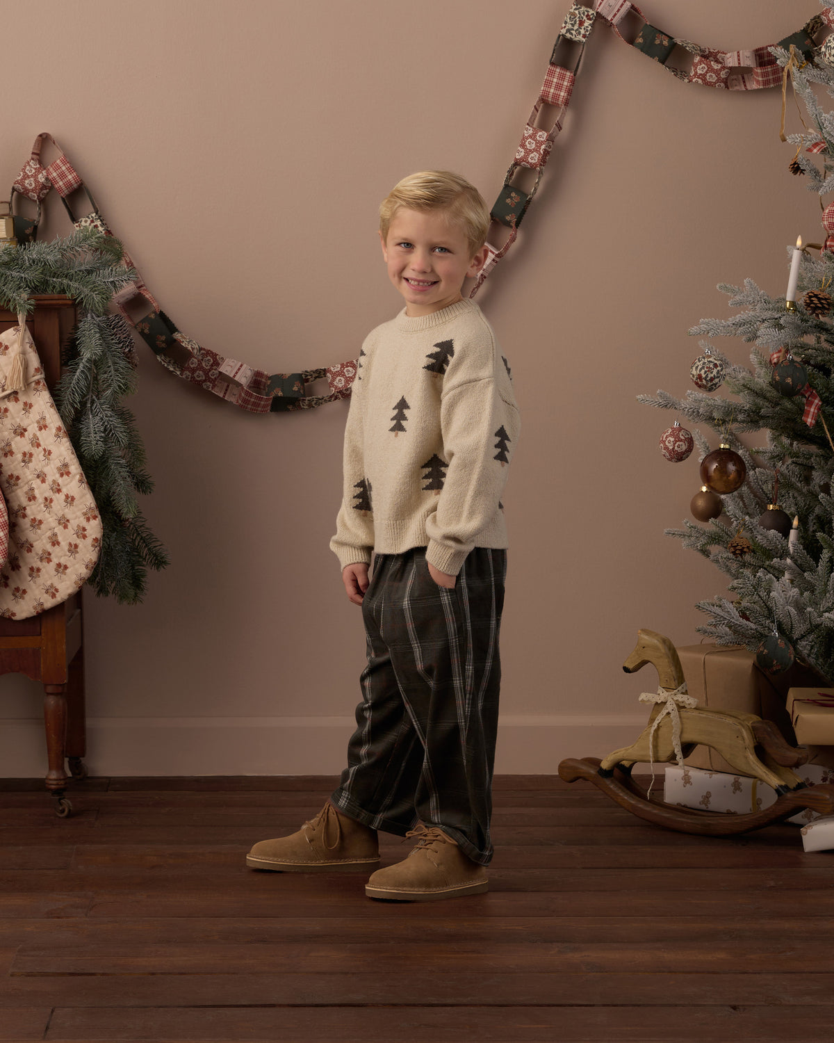 Aspen Sweater | Tree Jacquard