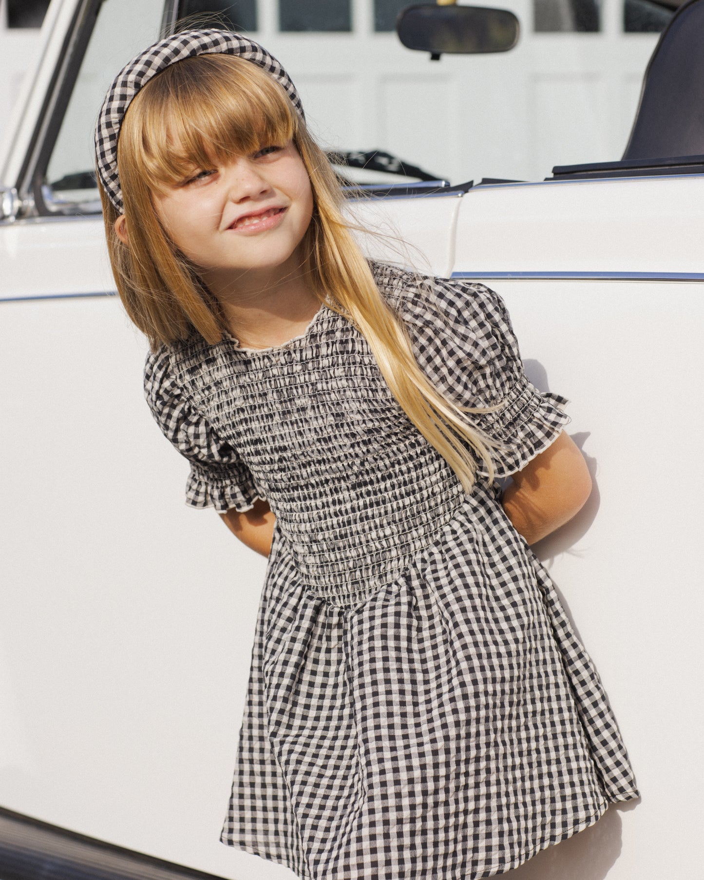 Louise Dress | Black Check