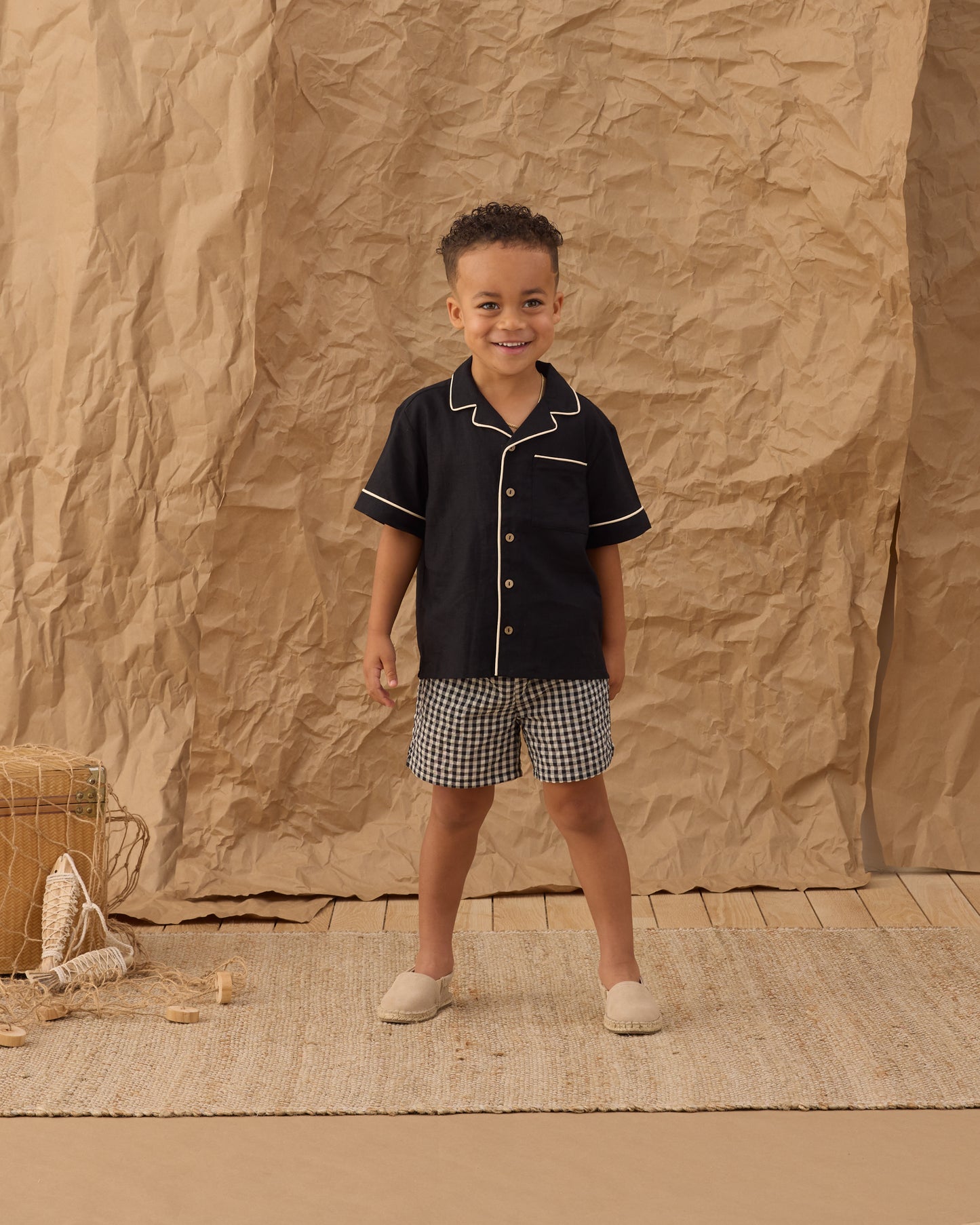 Perry Short | Black Check