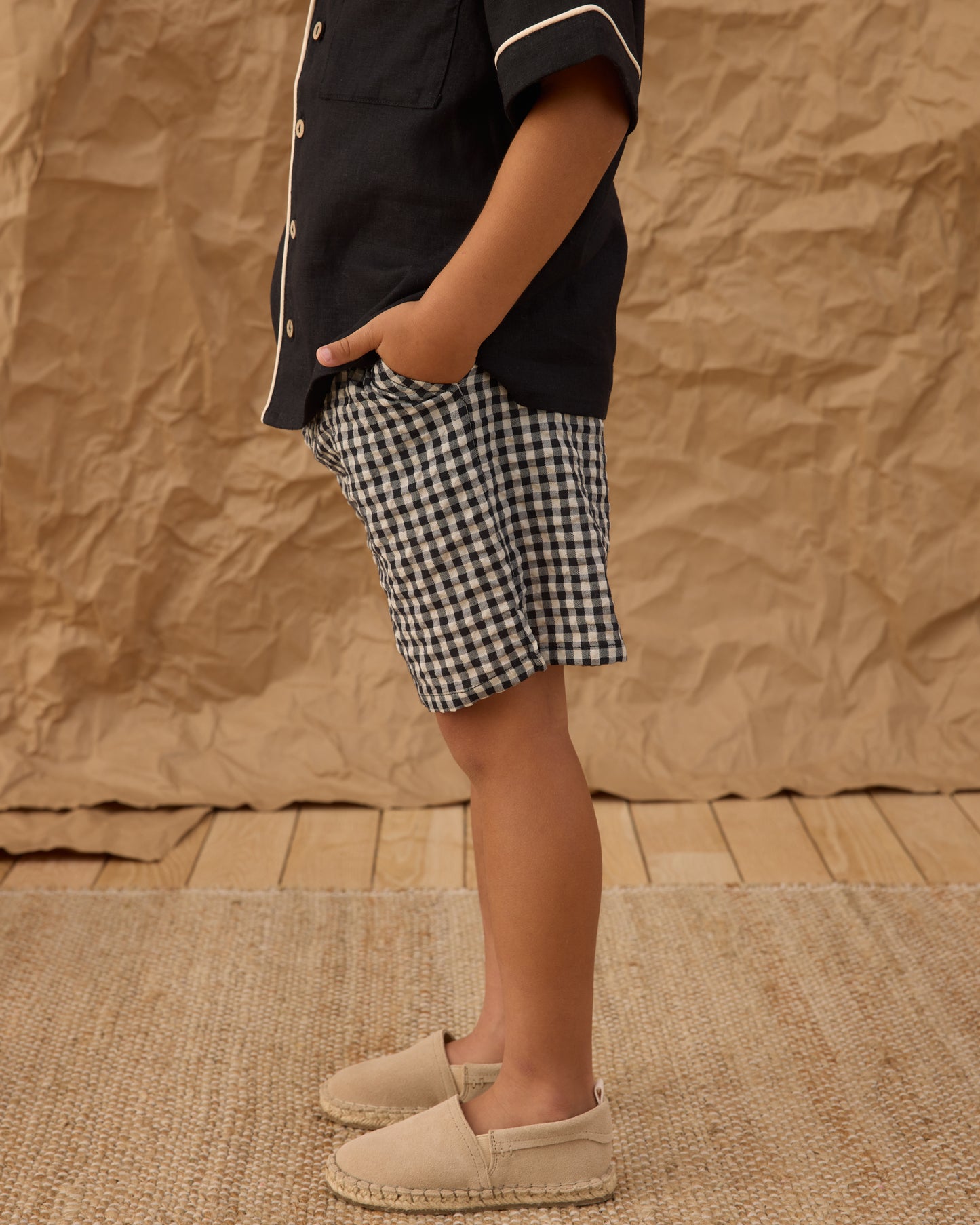 Perry Short | Black Check