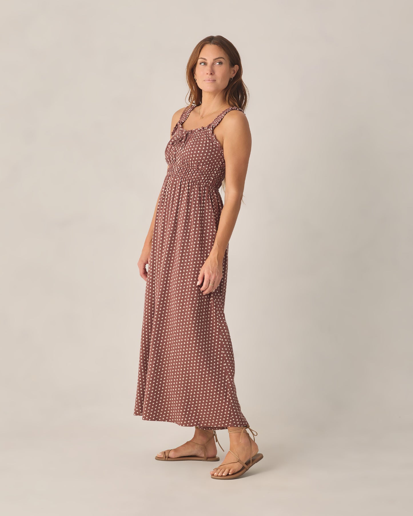 Jane Dress || Chocolate Polka Dot