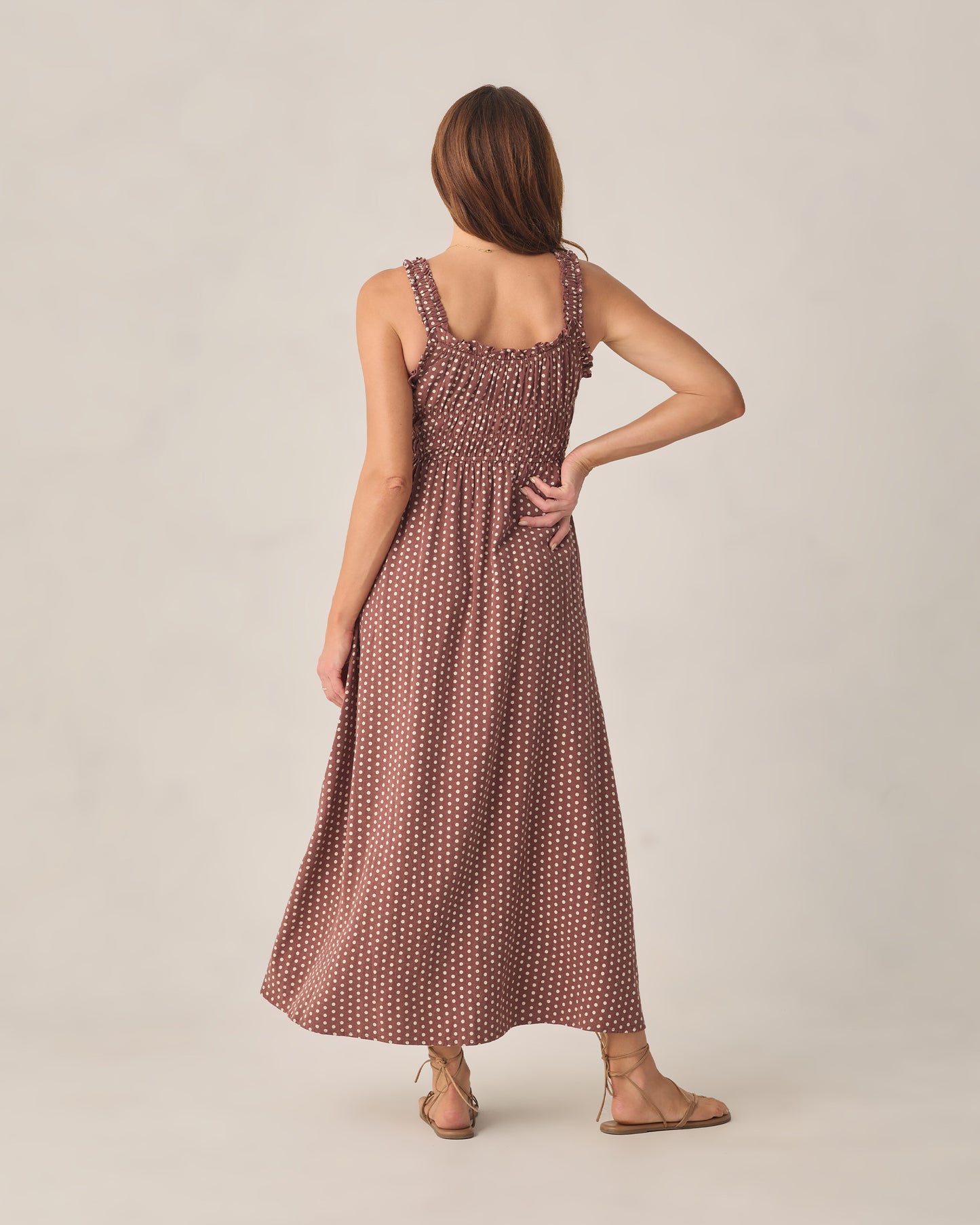 Jane Dress || Chocolate Polka Dot