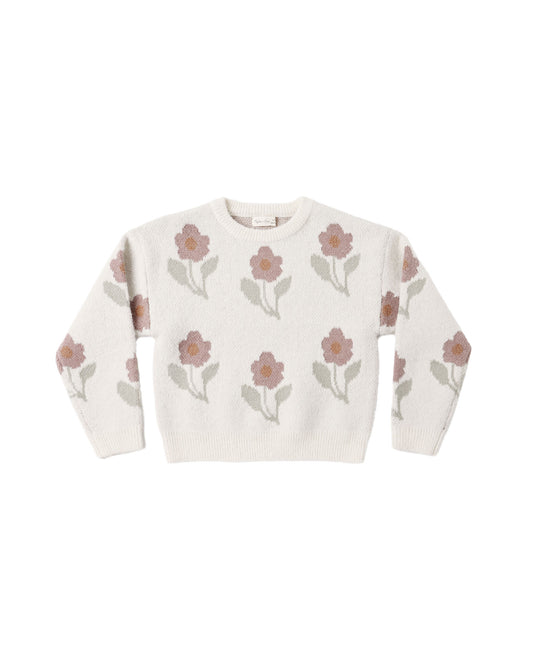 Aspen Sweater | Ivory Flower