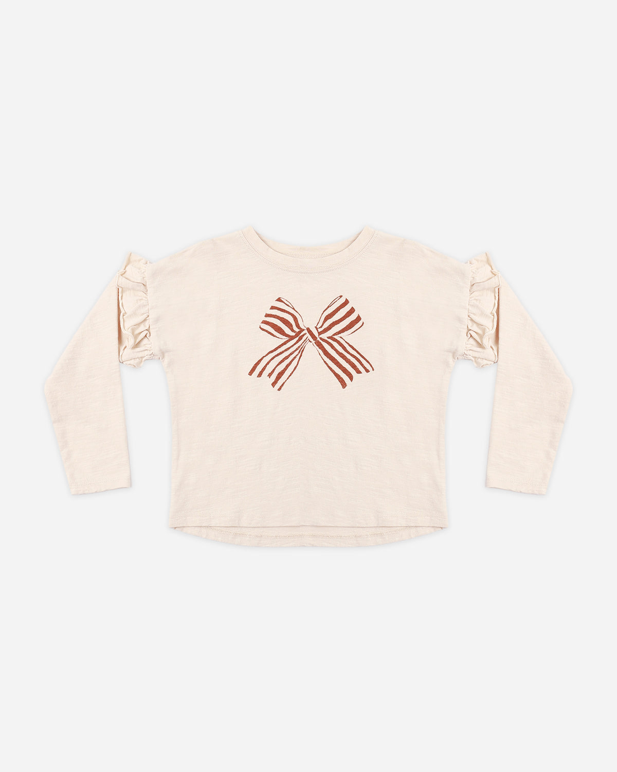 Ruffle Long Sleeve Tee | Bow