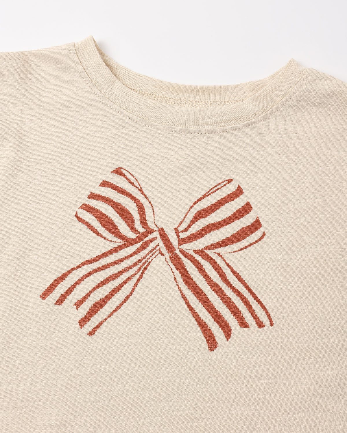 Ruffle Long Sleeve Tee | Bow