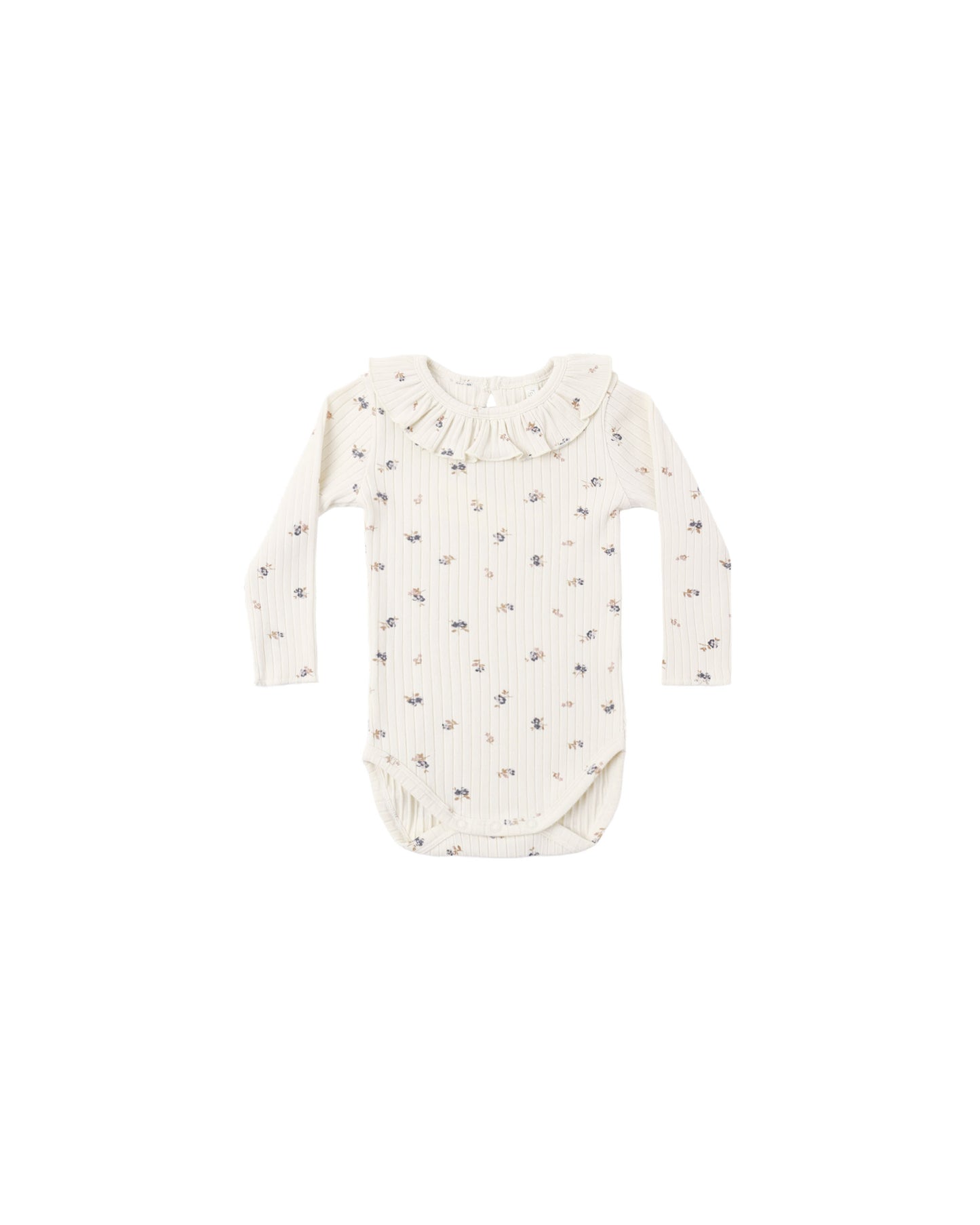 Ruffle Collar Bodysuit | Midnight