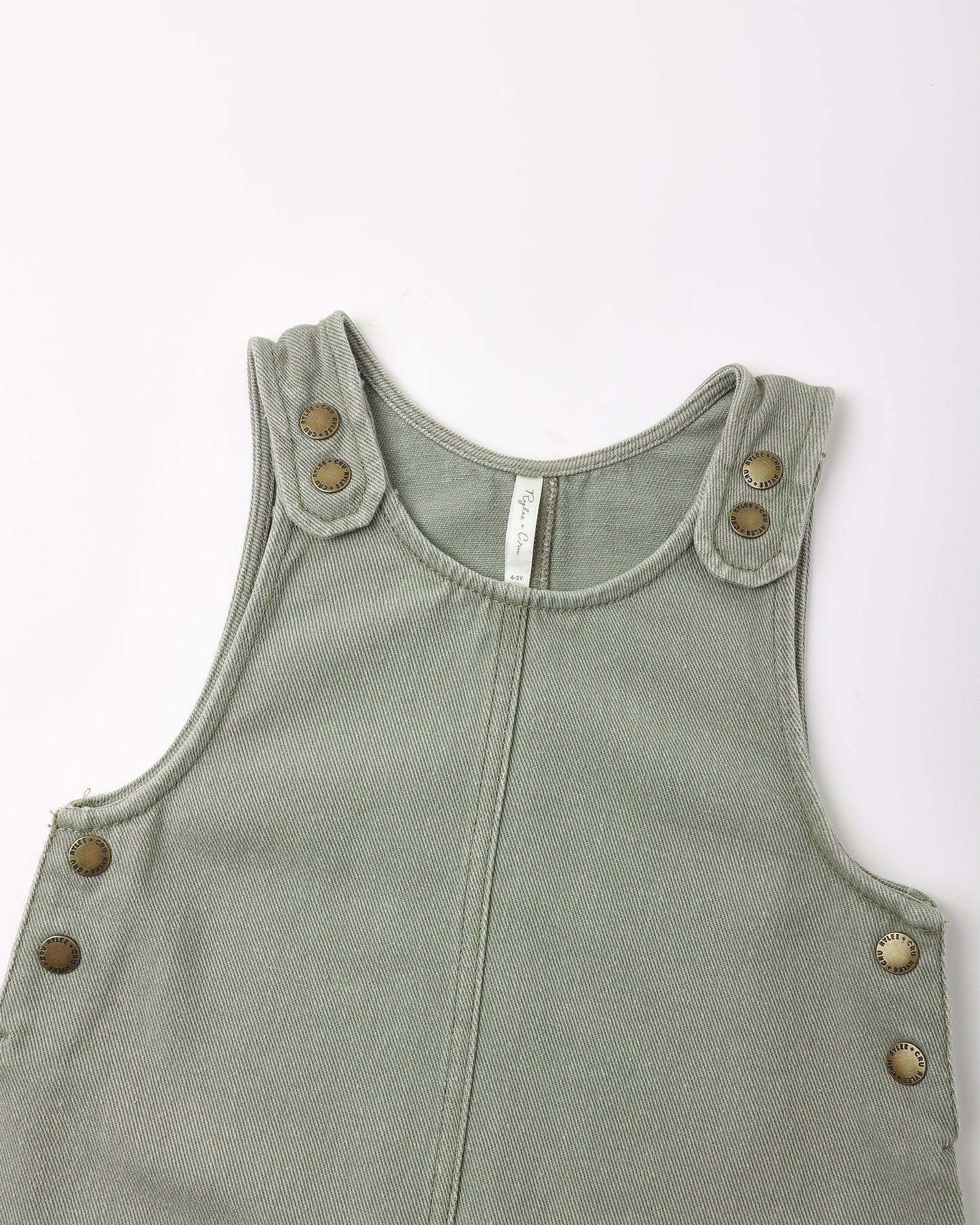 Odette Overall Dress | Dark Sage