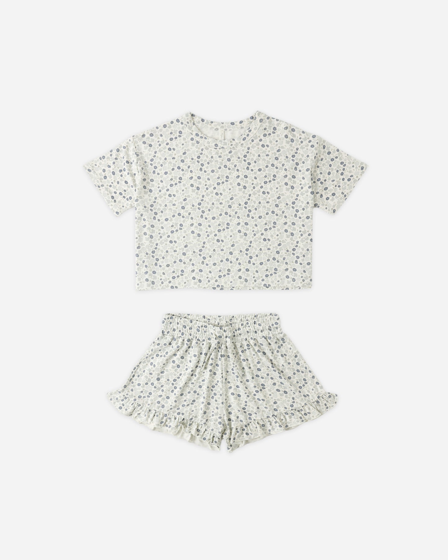 Mosie Set | Blue Ditsy