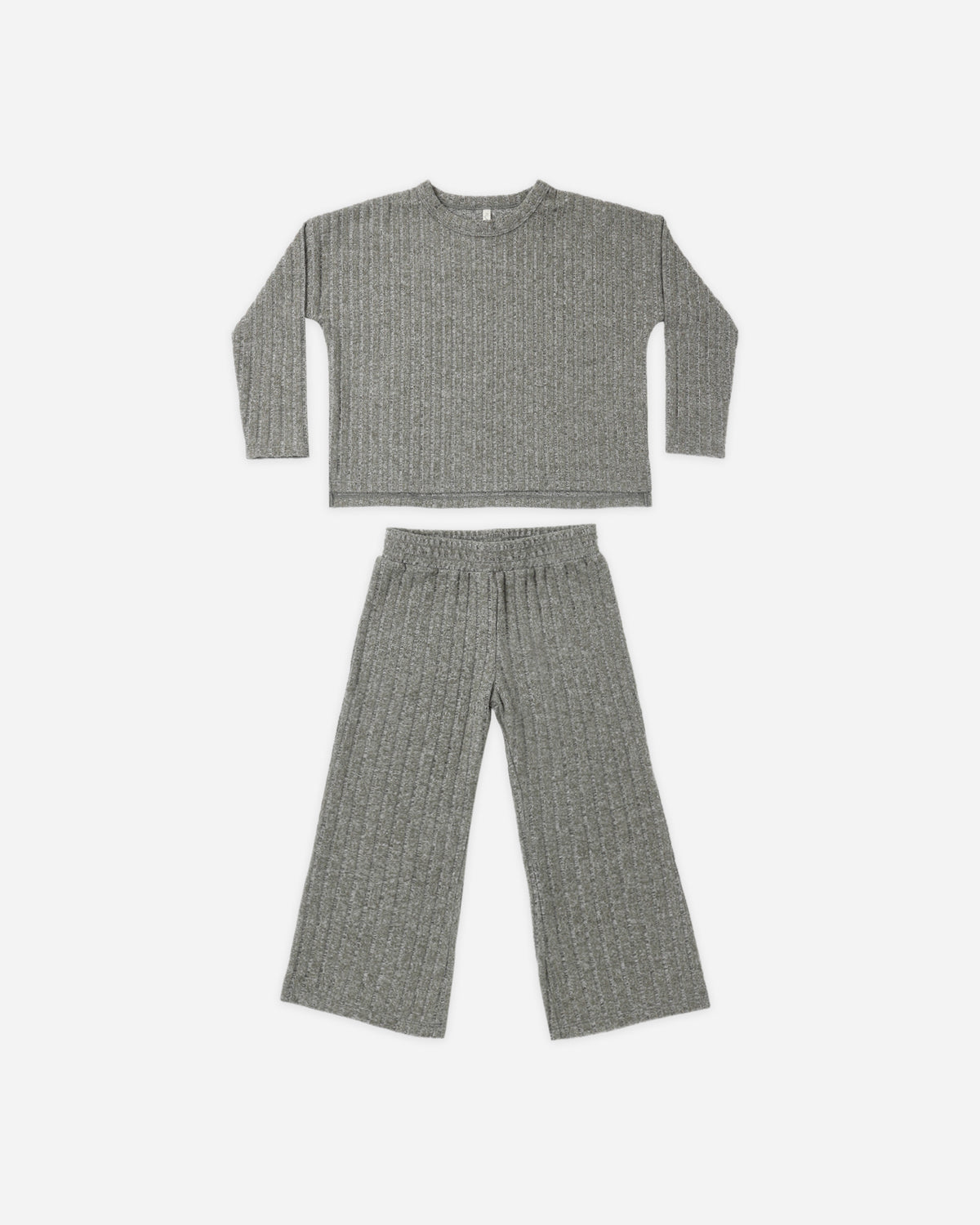 Cozy Rib Knit Set | Evergreen