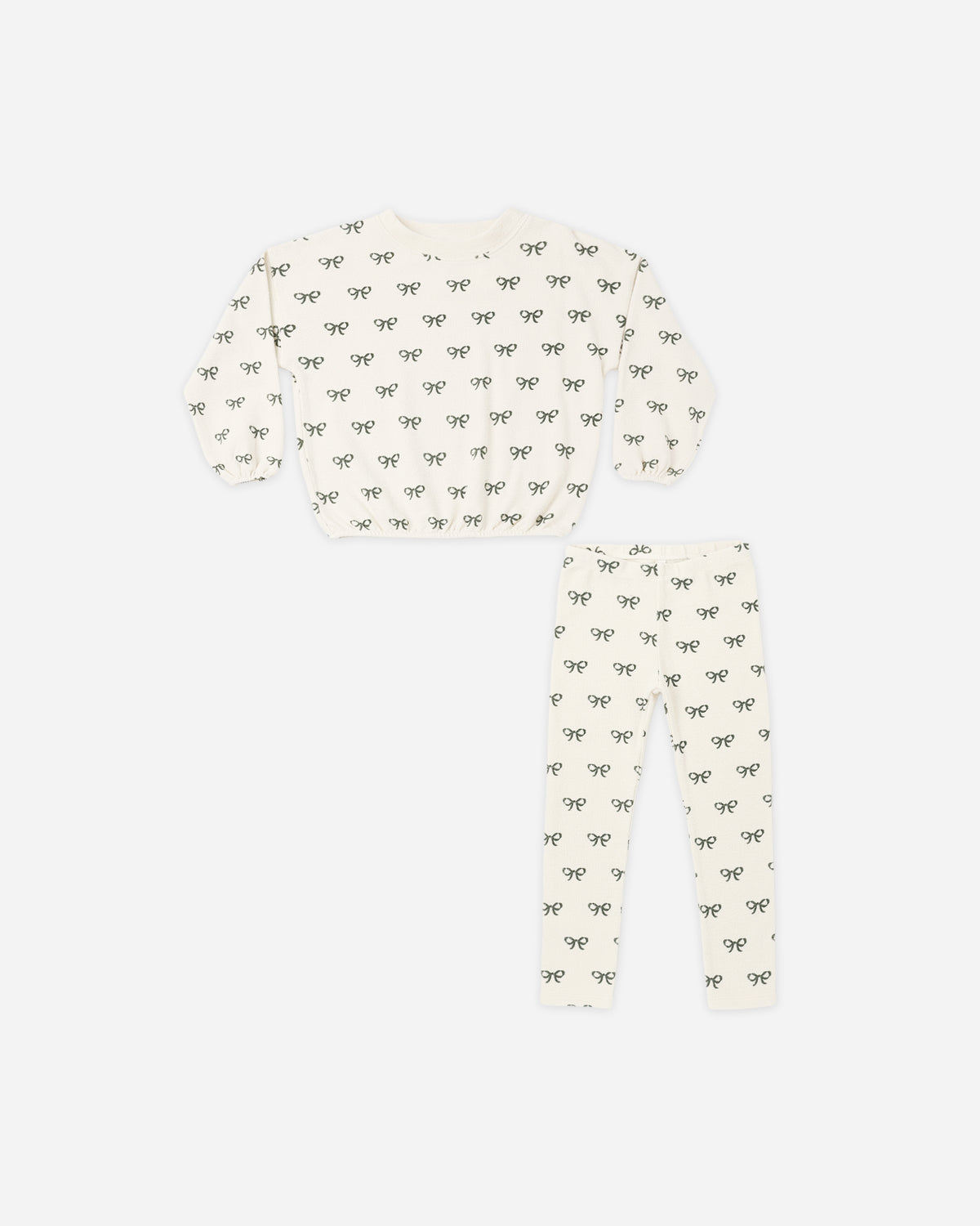 Spongey Knit Set | Evergreen Bows