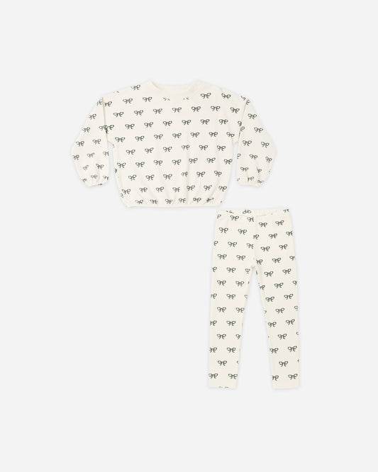 Spongey Knit Set | Evergreen Bows