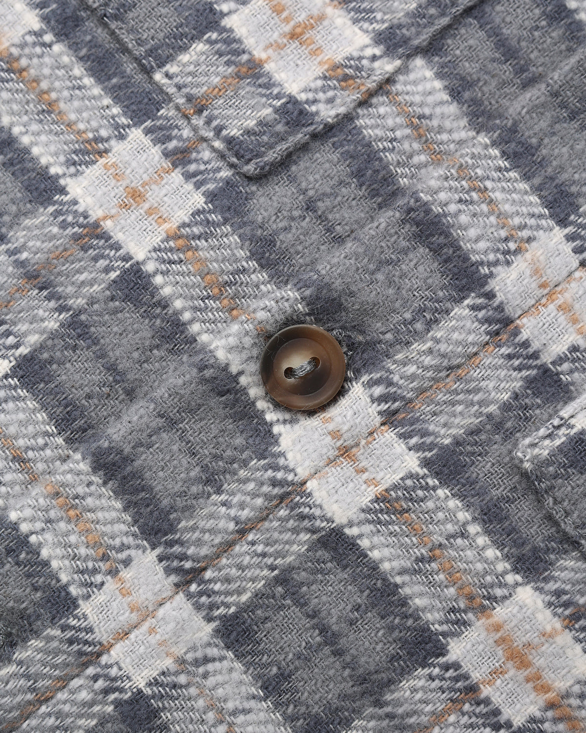Pocketed Flannel Shirt | Winter Plaid