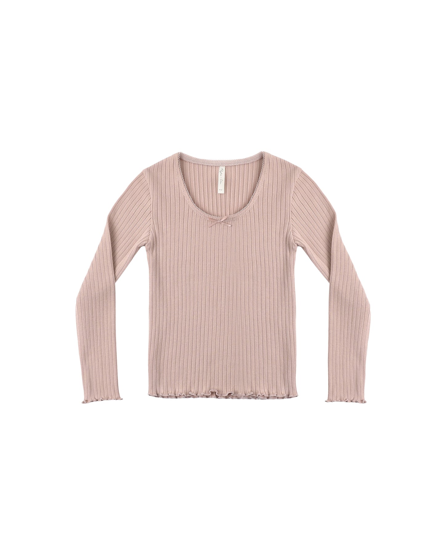 Ribbed Long Sleeve | Rosewood