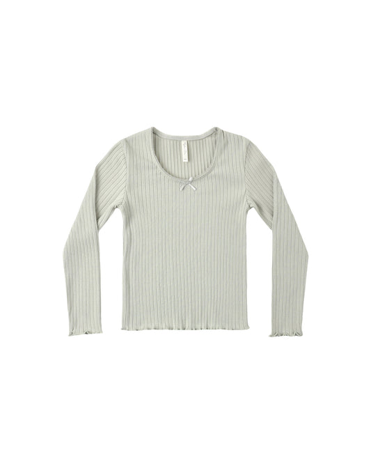 Ribbed Long Sleeve | Sage