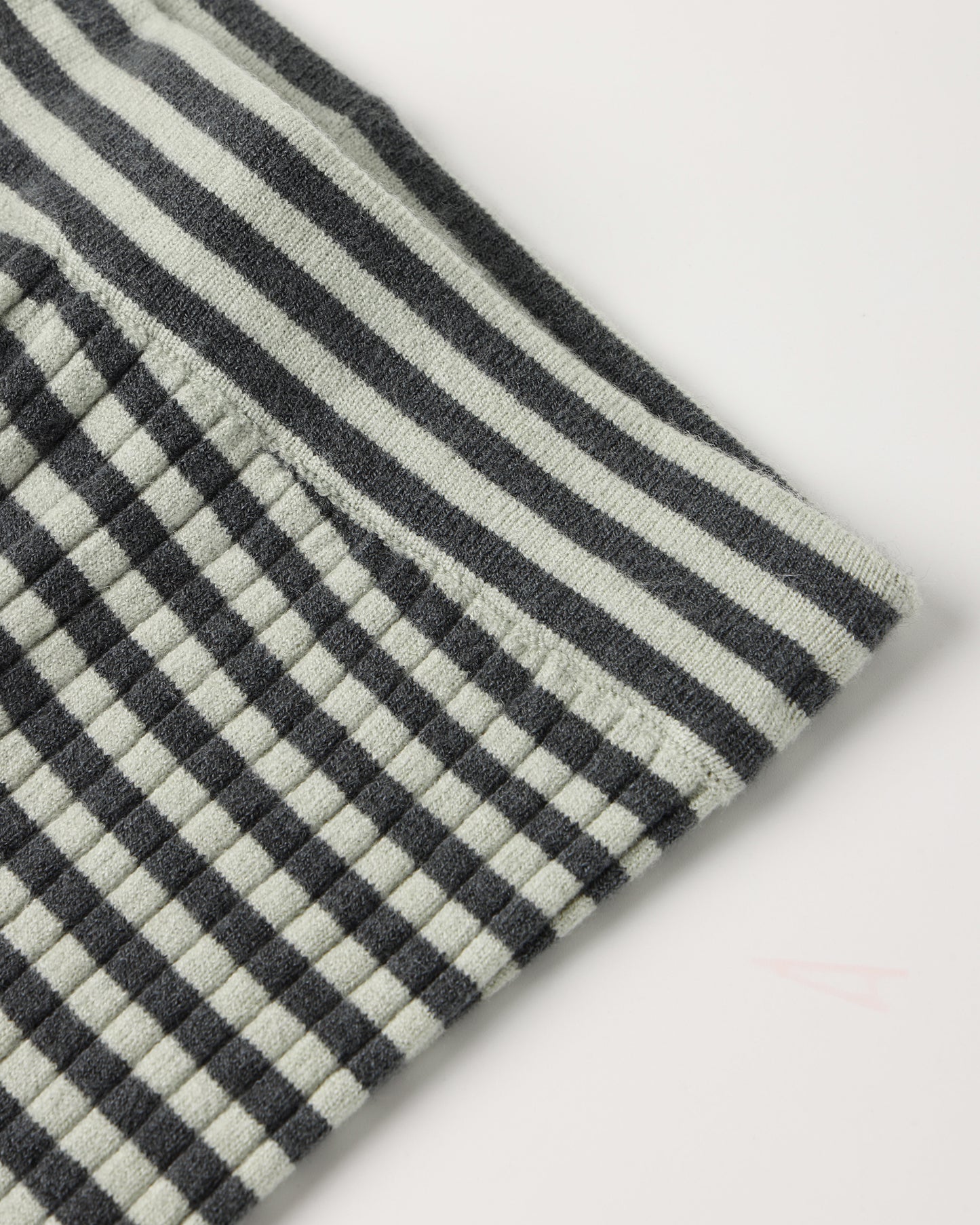 Flare Rib Knit Pant | Midnight Stripe