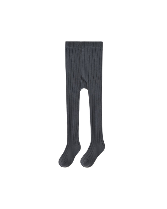 Ribbed Tights | Midnight