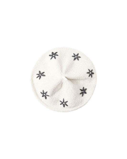 Tulip Beret | Midnight Daisies