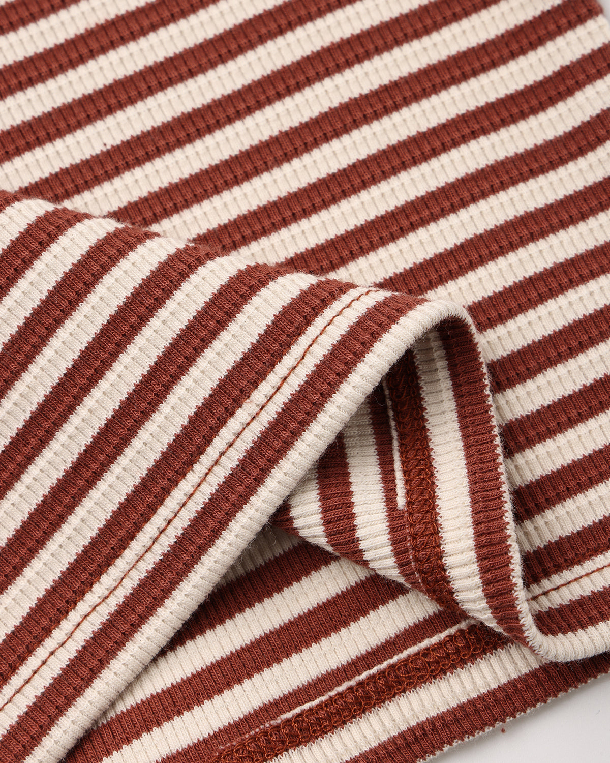 Henley Knit Top | Candy Stripe