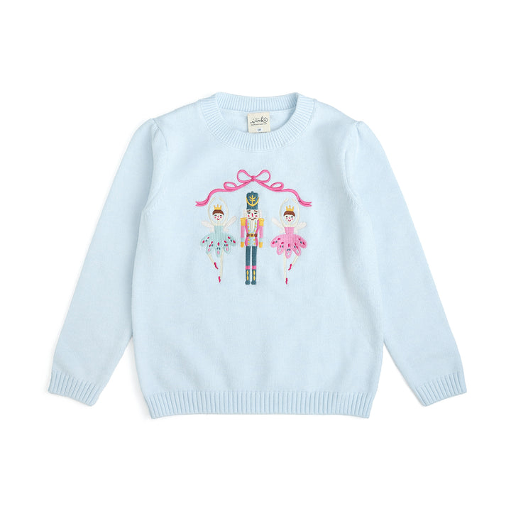 Embroidered Christmas Sweater | Nutcracker