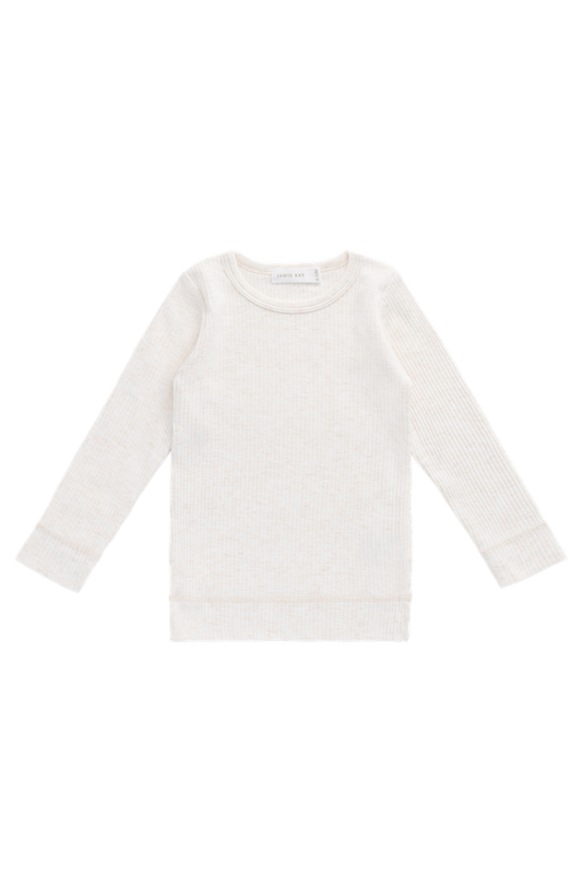 Marina Long Sleeve Top | Parchment