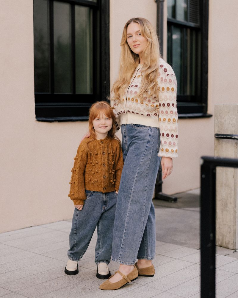 Bobble Cardigan | Golden