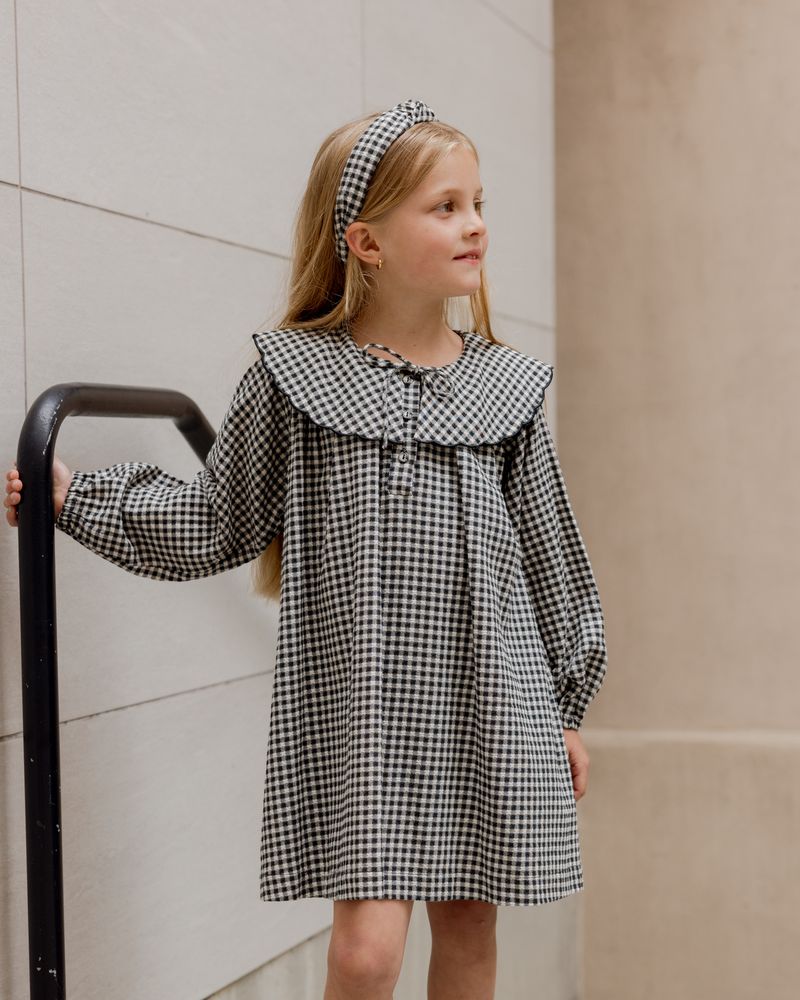 Mini Dress | Black Gingham