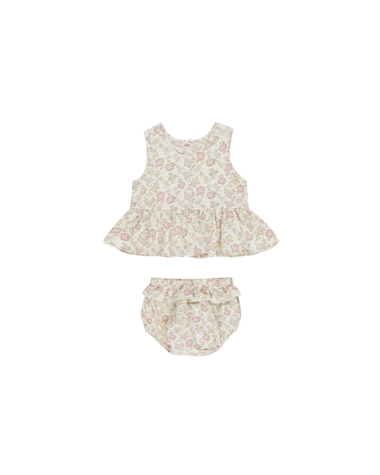 Sleeveless Peplum Set I Bloom