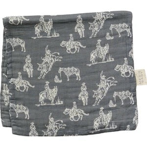 Muslin Burp Cloth I Wild West