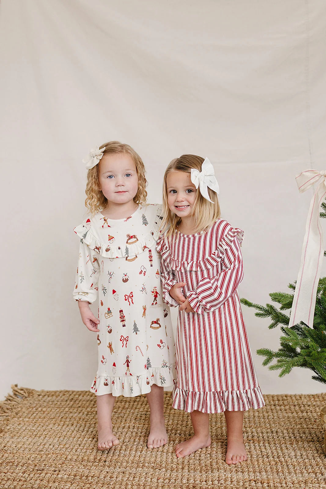 Bamboo Nightgown | Red Stripe