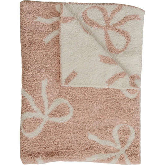 Plush Blanket | Pink Bow