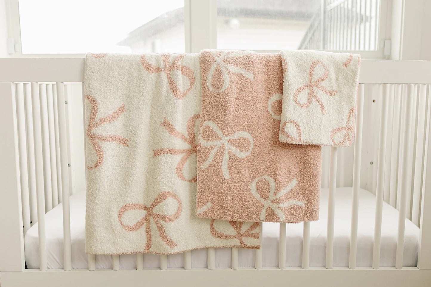 Plush Blanket | Pink Bow