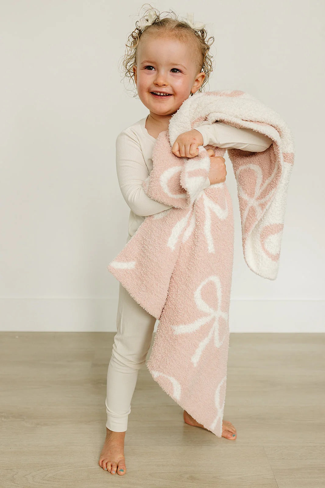 Plush Blanket | Pink Bow