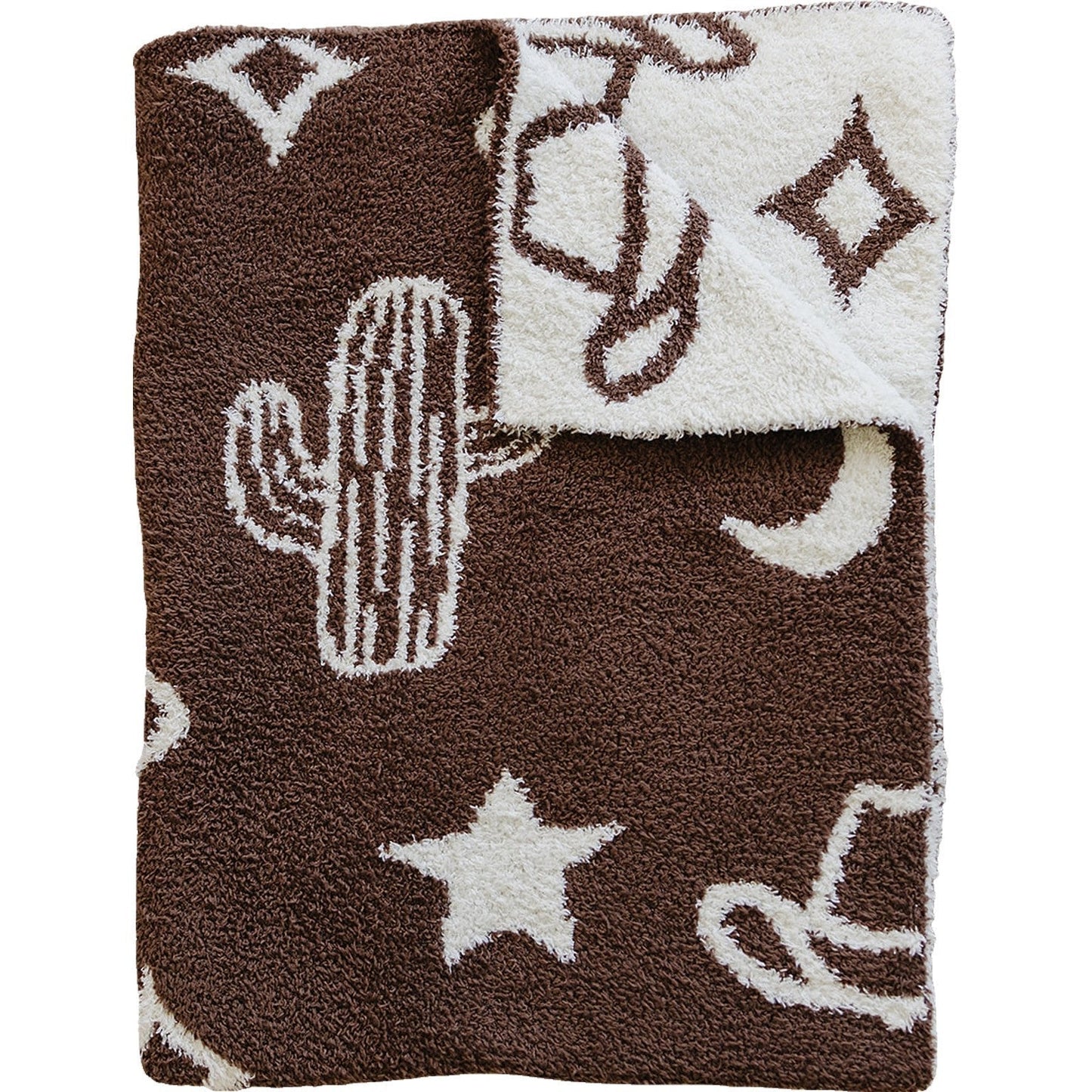 Plush Blanket I Western