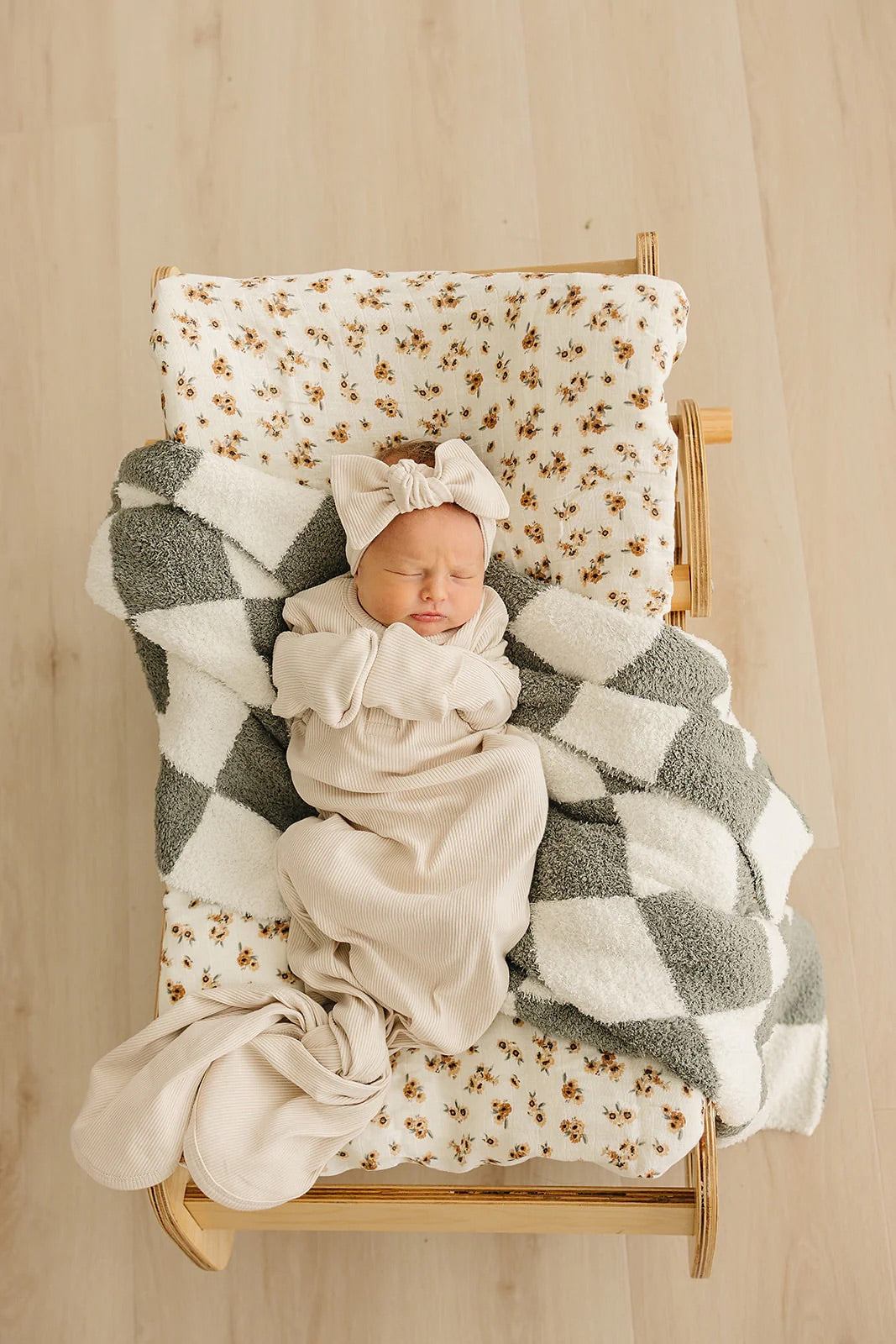Plush Blanket | Green Checkered