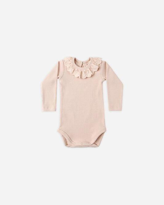 Ruffle Collar Bodysuit | Antique