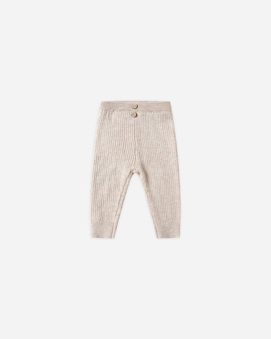 Rib Knit Legging | Heather Oatmeal