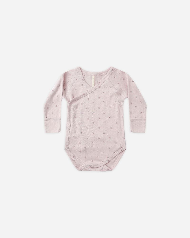 Side Snap Bodysuit | Lilac Ditsy