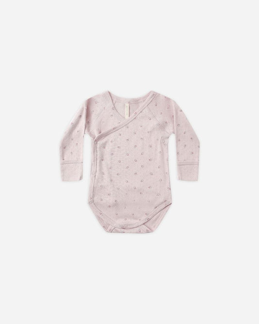 Side Snap Bodysuit | Lilac Ditsy