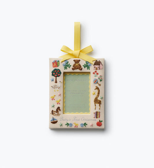 Picture Frame Ornament | Baby's First Christmas