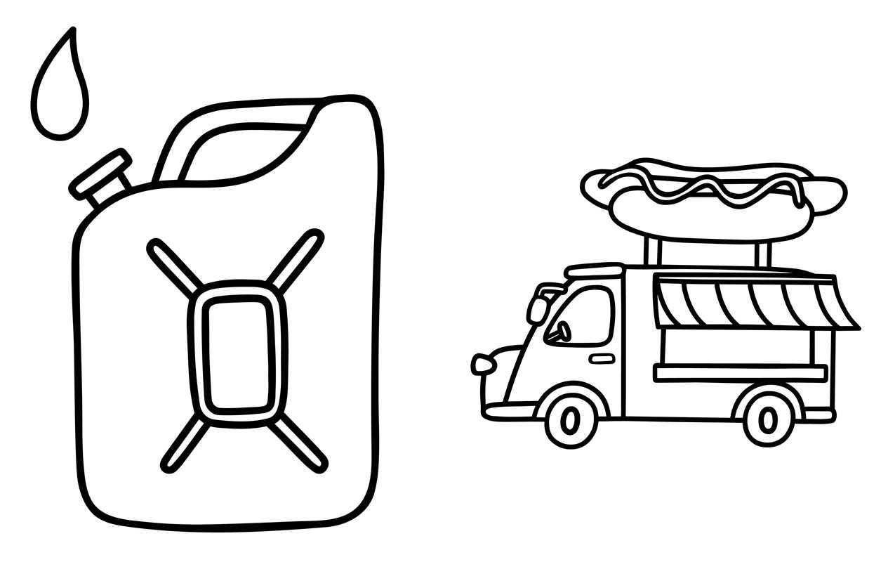 My First Big Coloring Book | Trucks