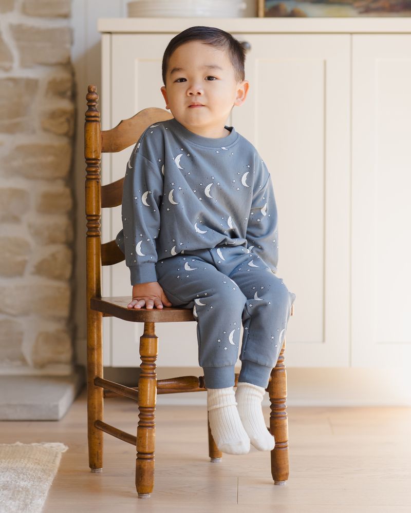 Relaxed Sweatshirt | Silver Moons