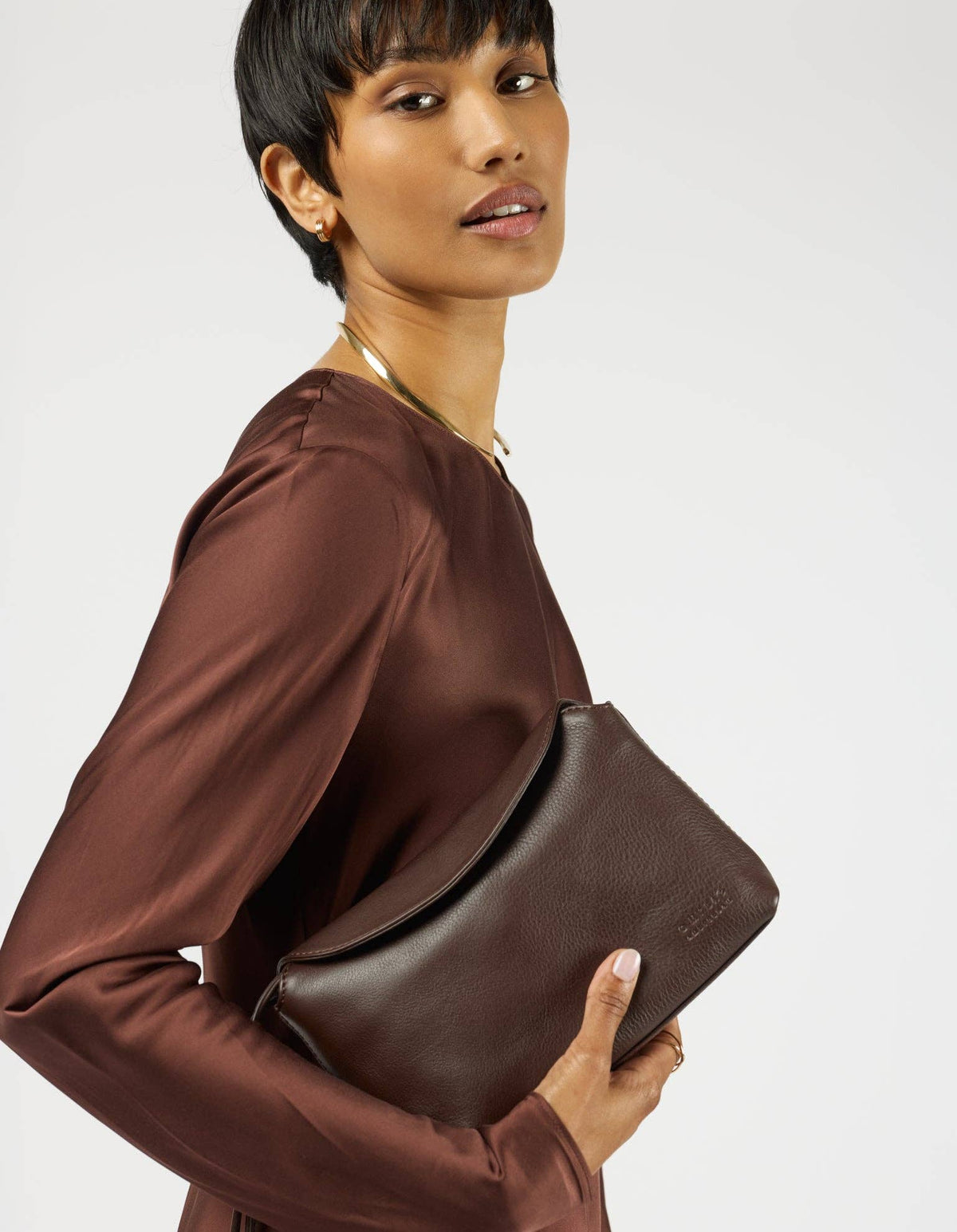 Sienna Mini - Chocolate Soft Grain Leather: Chocolate / Soft Grain Leather / Mini