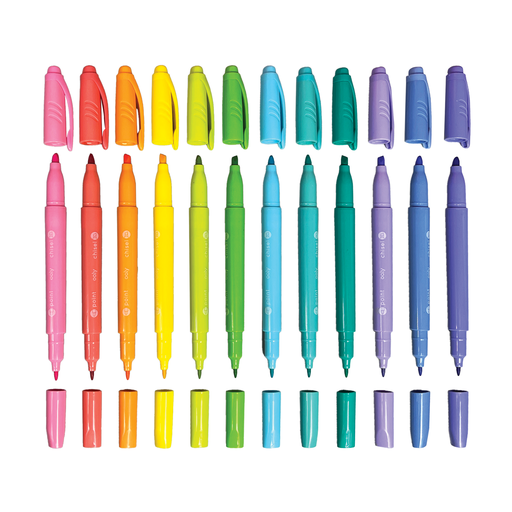 Soft-Hued Dual Tip Markers | Pastel Hues