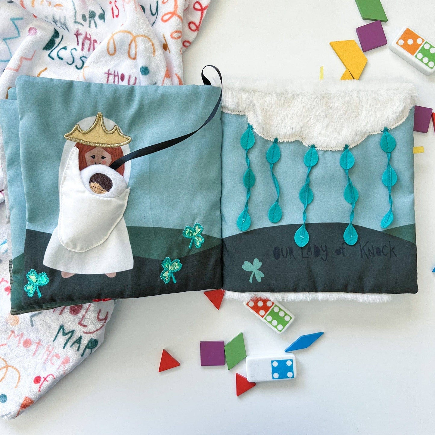 Mass Quiet Book | Wrapped in Mary's Mantle