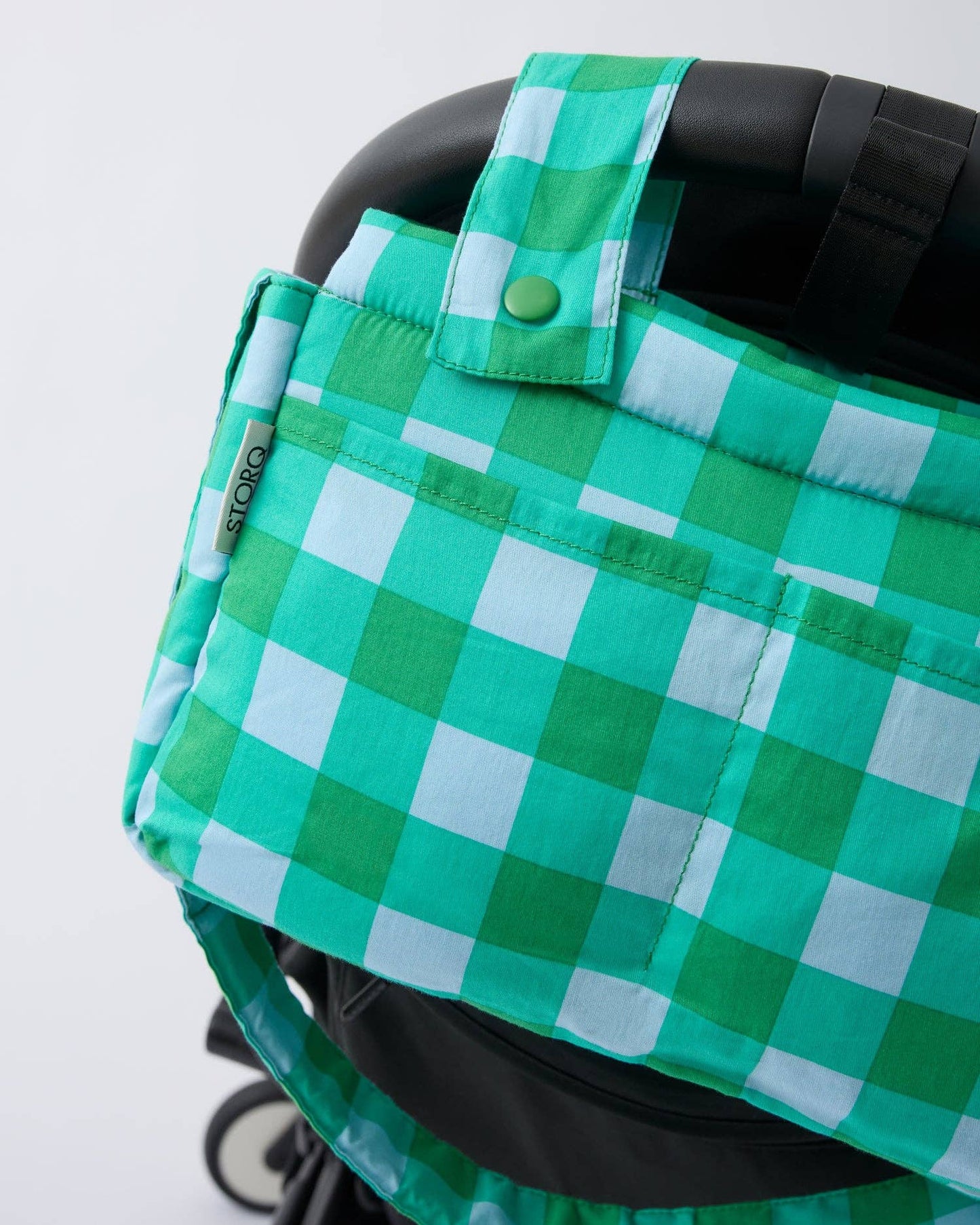 Fall Colors: Stroller Party™ Caddy Bag: Black Grid