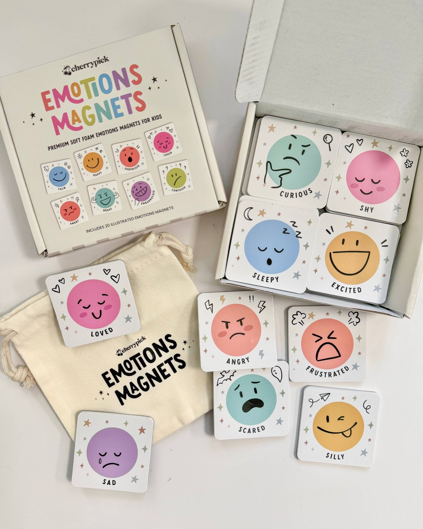 Soft Foam Magnets | Emotions