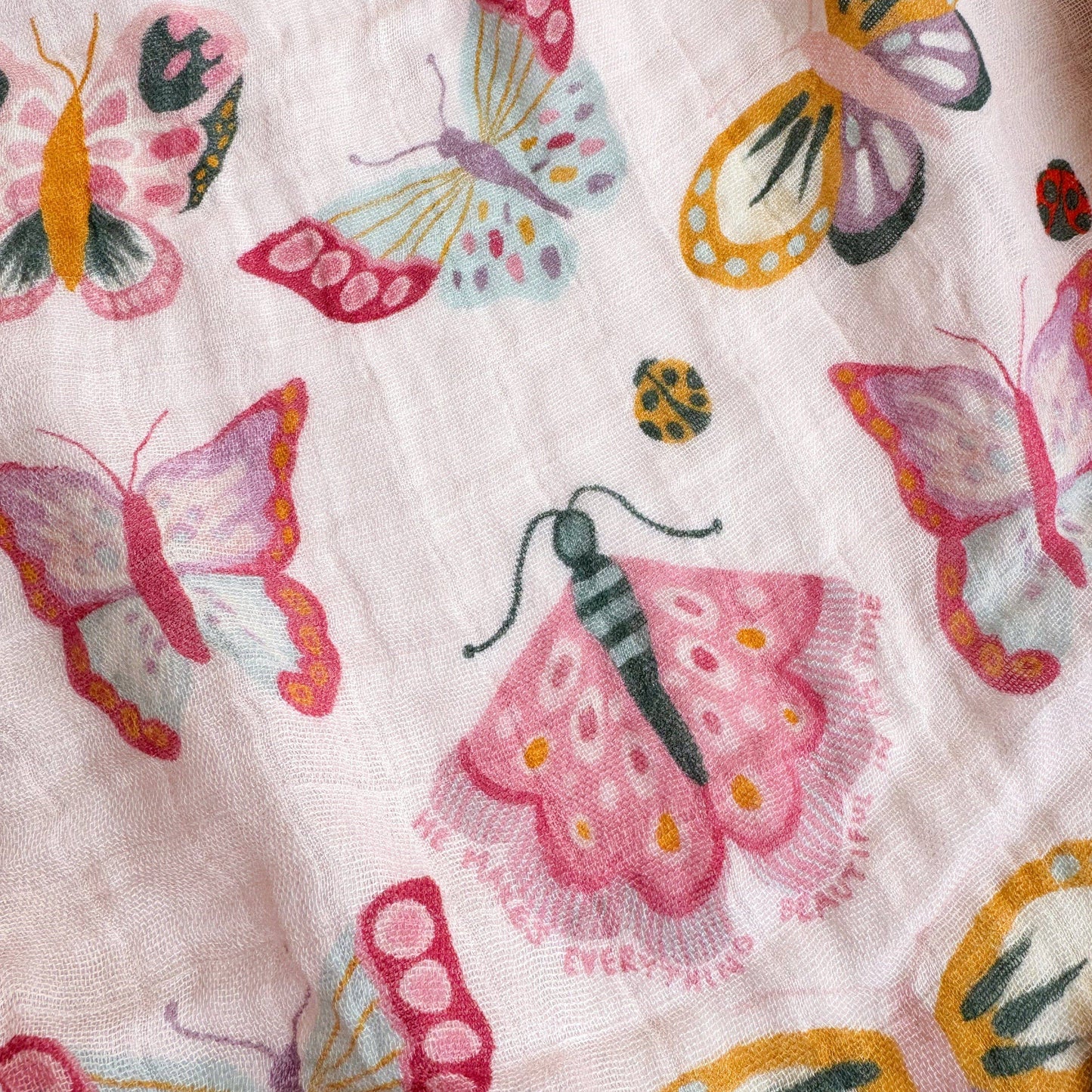 Baby Muslin Swaddle | Catholic Butterfly