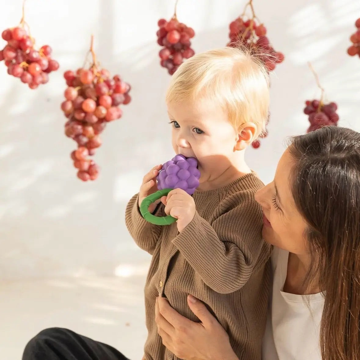 Grape Rattle Toy